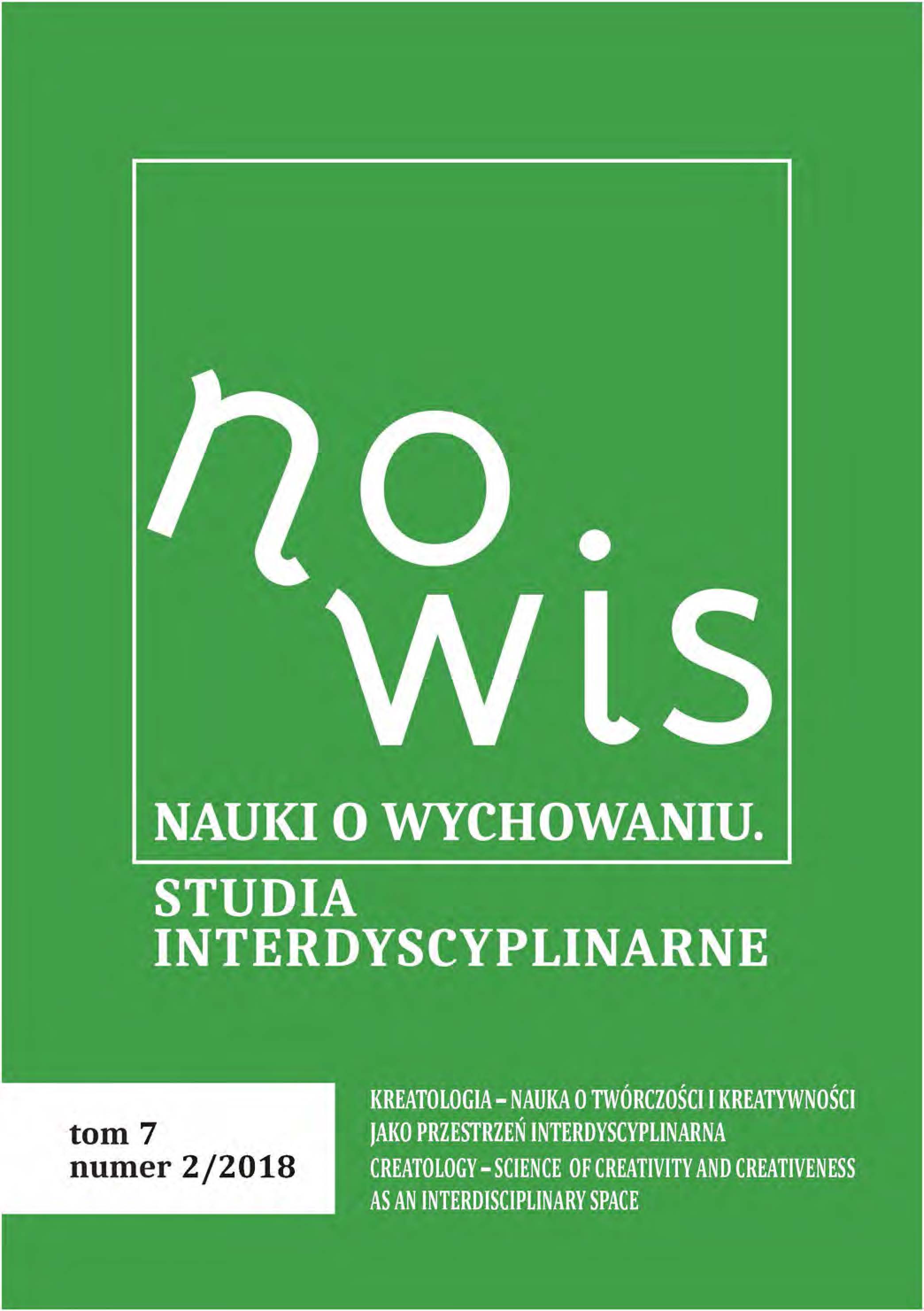 One theory – two research inspirations: A report from the research carried out with using theoretical and methodological approach of Howard E. Gruber Cover Image