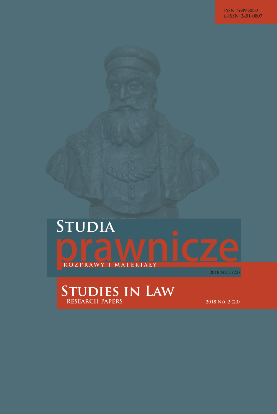 Lawfulness in Poland vs the application of the European arrest warrant. Commentary on the judgement of the Court of Justice of the European Union of 25 July 2018, C-216/18 Cover Image