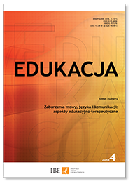 The educational needs of pre-school children with nonspontaneous speech development delay and with a recognized rare disease. Case studies of boys with Cri du Chat Syndrome and mucopolysaccharidosis Cover Image