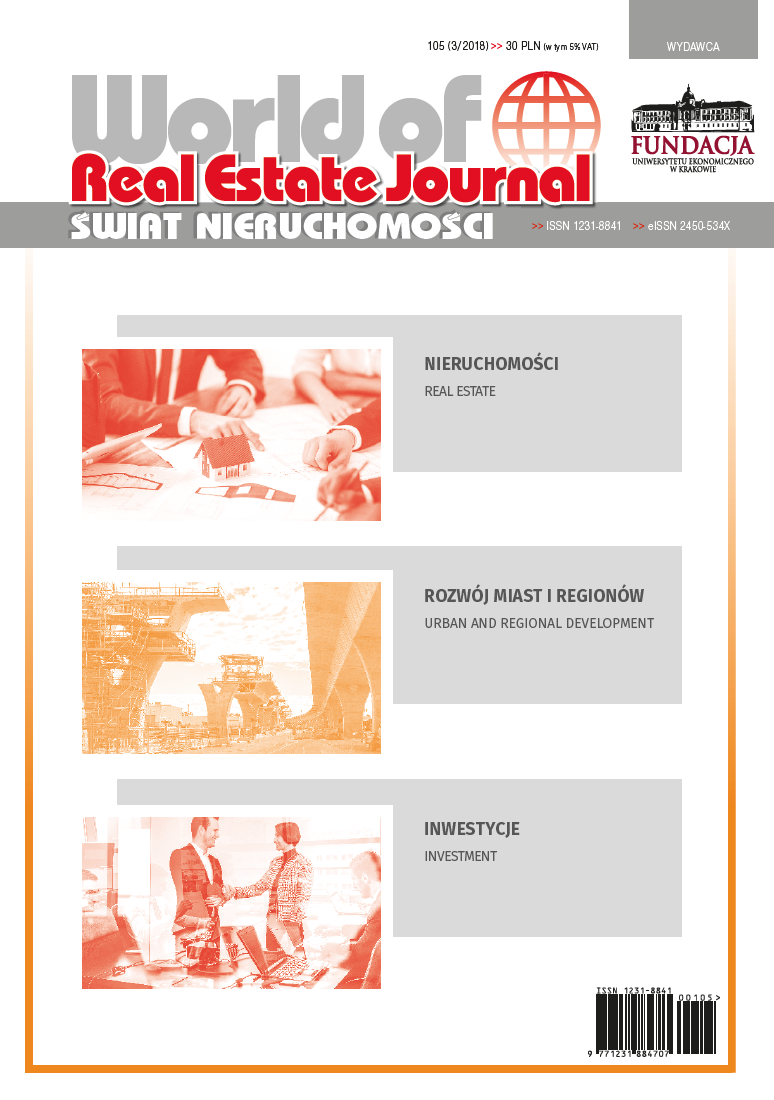 Senior as an Acquirer of Real Estate on a Residential Market as Seen by Home Brokers – Selected Aspects Cover Image