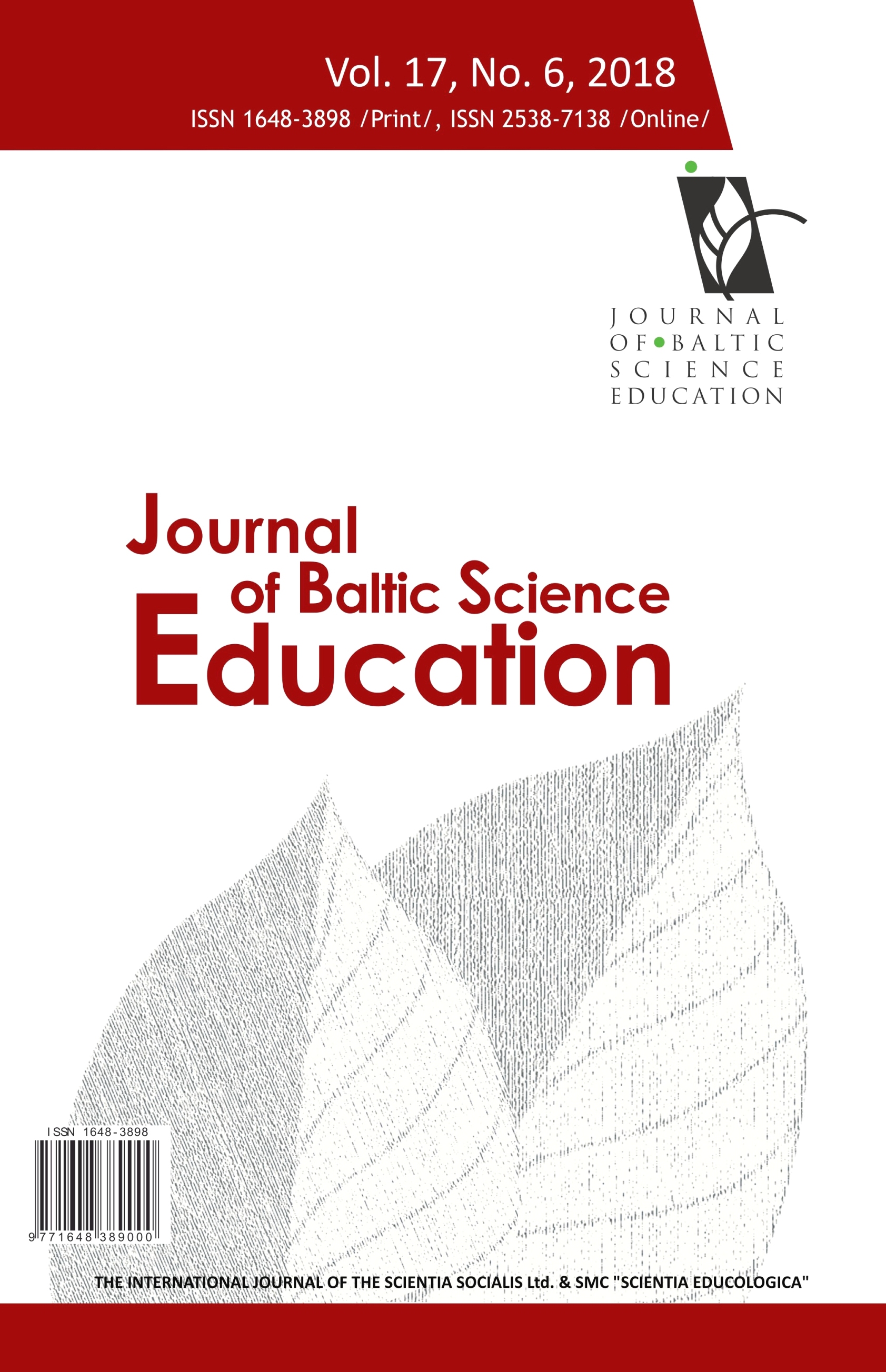 THE EFFECTIVENESS OF EVIDENCE-BASED REASONING IN INQUIRY-BASED PHYSICS TEACHING TO INCREASE STUDENTS’ SCIENTIFIC REASONING Cover Image