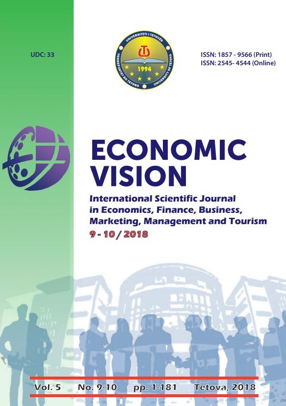 SUBSTITUTIONARY OR COMPLEMENTARY RELATIONSHIP BETWEEN FOREIGN DIRECT INVESTMENT AND EXPORTS. EVIDENCE FROM TRANSITION COUNTRIES Cover Image