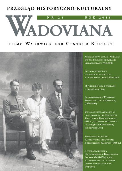 Integration of Oświęcim (Auschwitz) principality with Polish Kingdom (1454-1564) and its later fates till the recent times according to Wadowice Cover Image