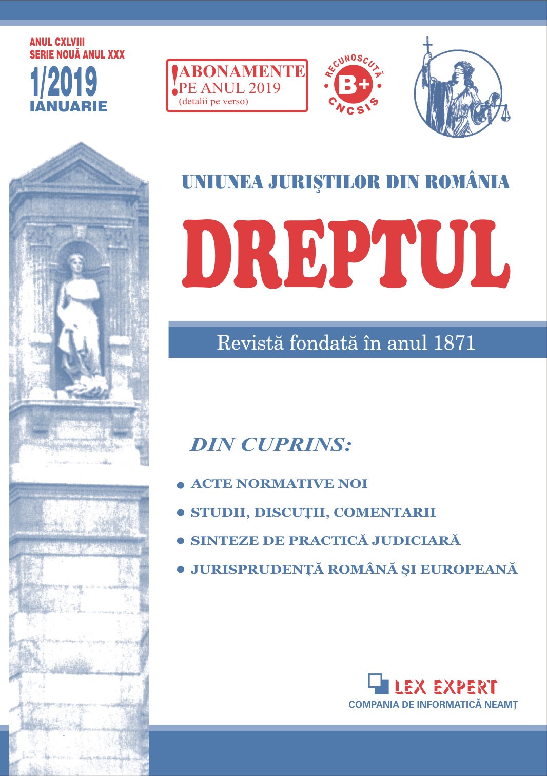 Exception of unconstitutionality: a pale tool of ensuring the constitutional order? I. Introductory aspects. Distribution of attributions in the field of constitutionality review a posteriori. Act of referral to the Constitutional Court Cover Image