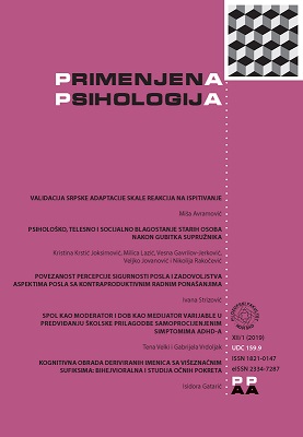 Gender as Moderator and Age as Mediator Variables in Prediction of School Adjustment by Self-Evaluted Symptoms of ADHD Cover Image