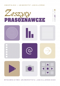 The Coverage of Regional and Local Elections ‘2018 in Public Regional Television in the Light of Public Service Mission (based on the Example of News Programme “Aktualności” TVP3 Katowice) Cover Image