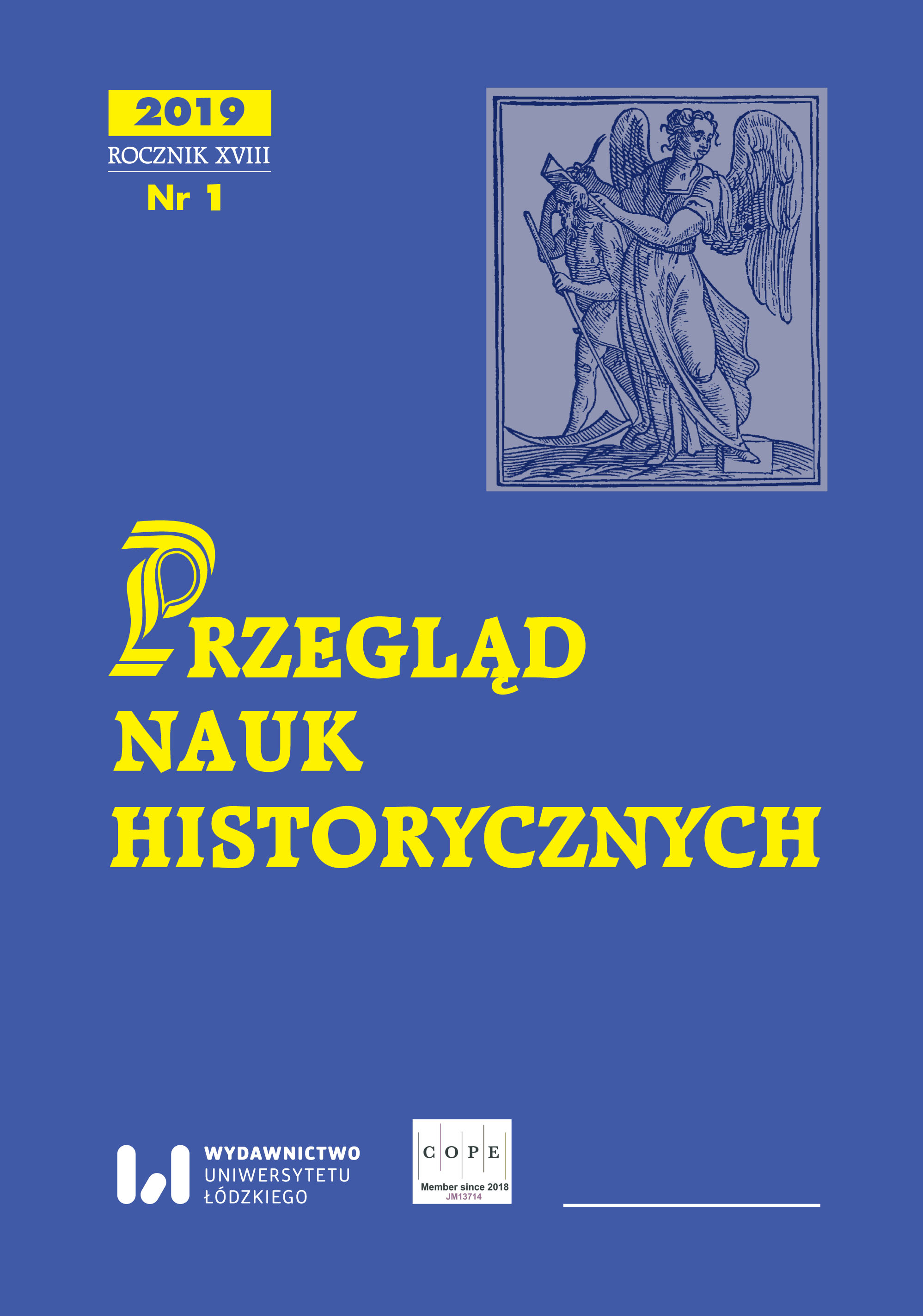 A report on international scientific conference titled It Started in Vienna. Otto Forst de Battaglia, Oskar Halecki and the idea of Central Europe, Łódź, 22–23 November 2018 Cover Image