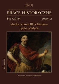 WHY COULD THE POLITICAL PROPAGANDA OF JOHN III SOBIESKI NOT BE EFFECTIVE? Cover Image