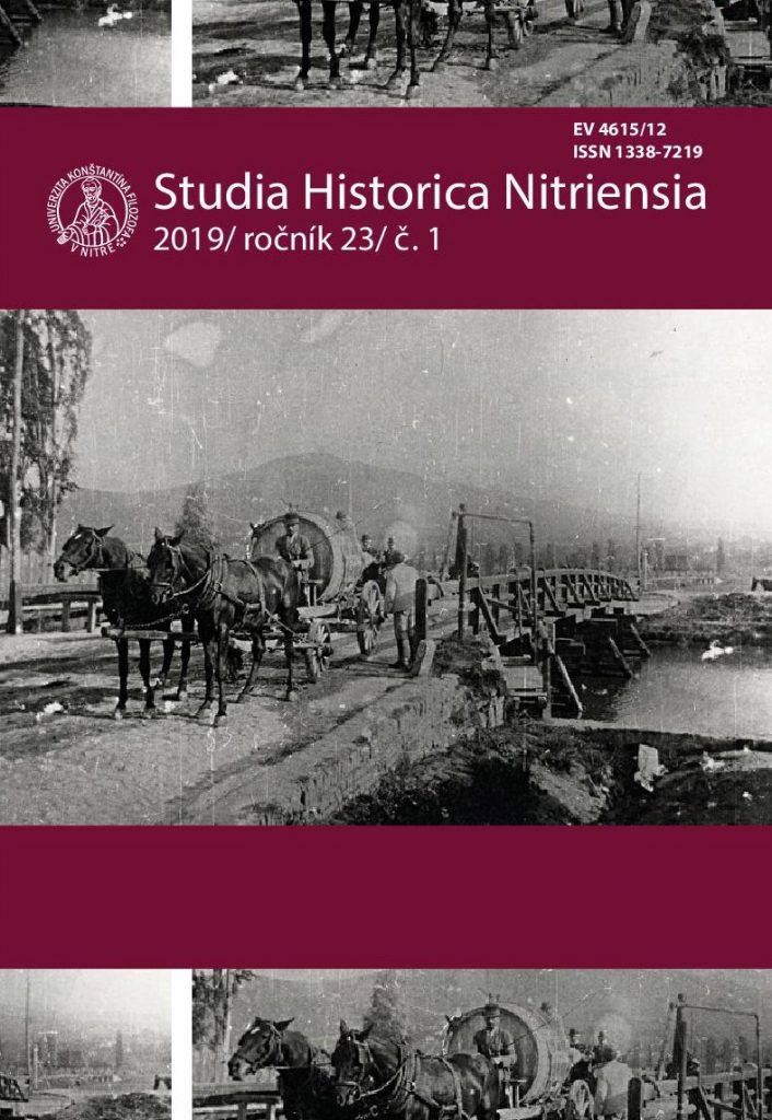 Columns by the Roads in Orava Region from the Early 18th to the Beginning of the 20th Century Cover Image