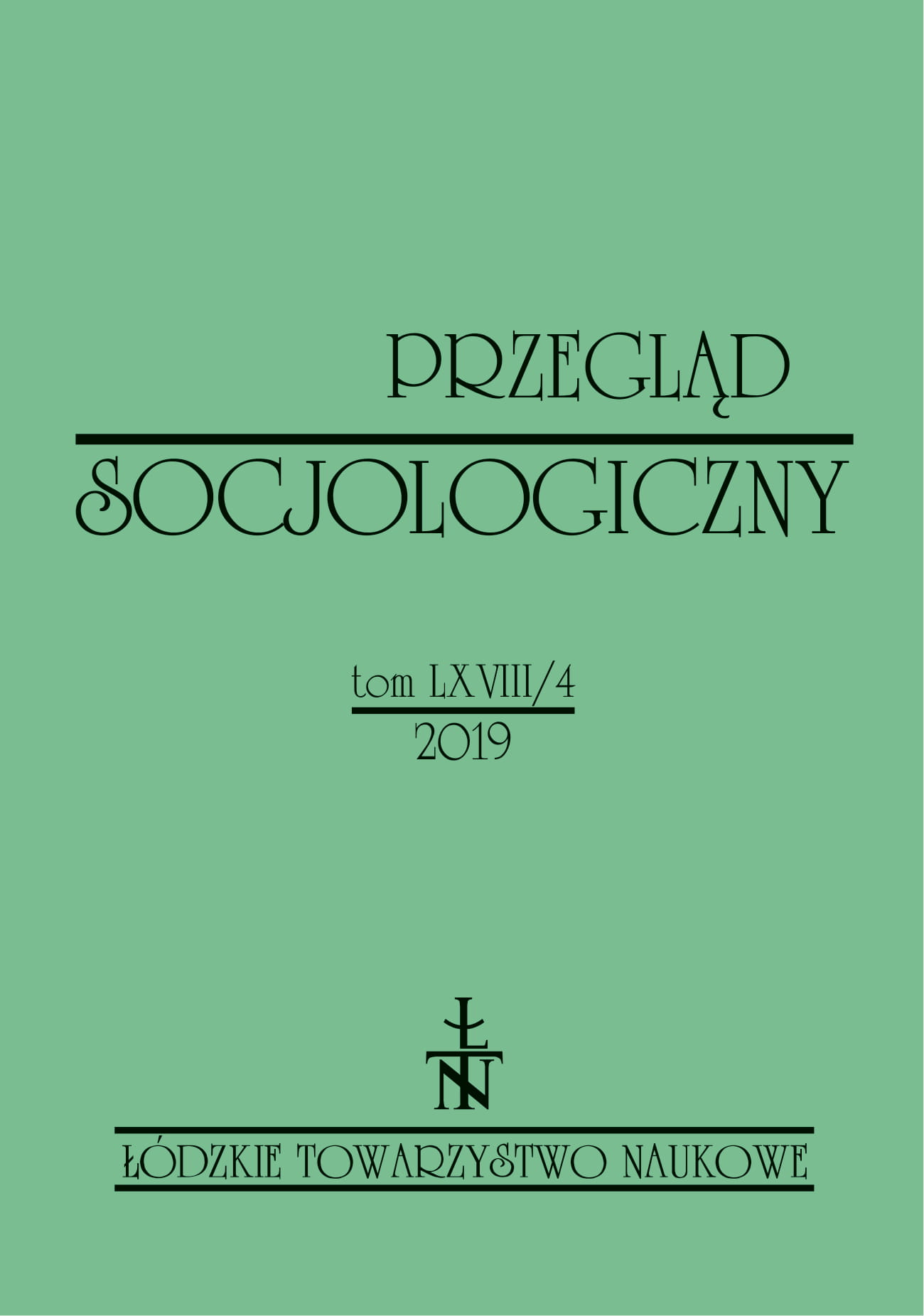 Emotions in The Polish Peasant…. Researcher’s reminiscences based on the authobiography of Władek Cover Image