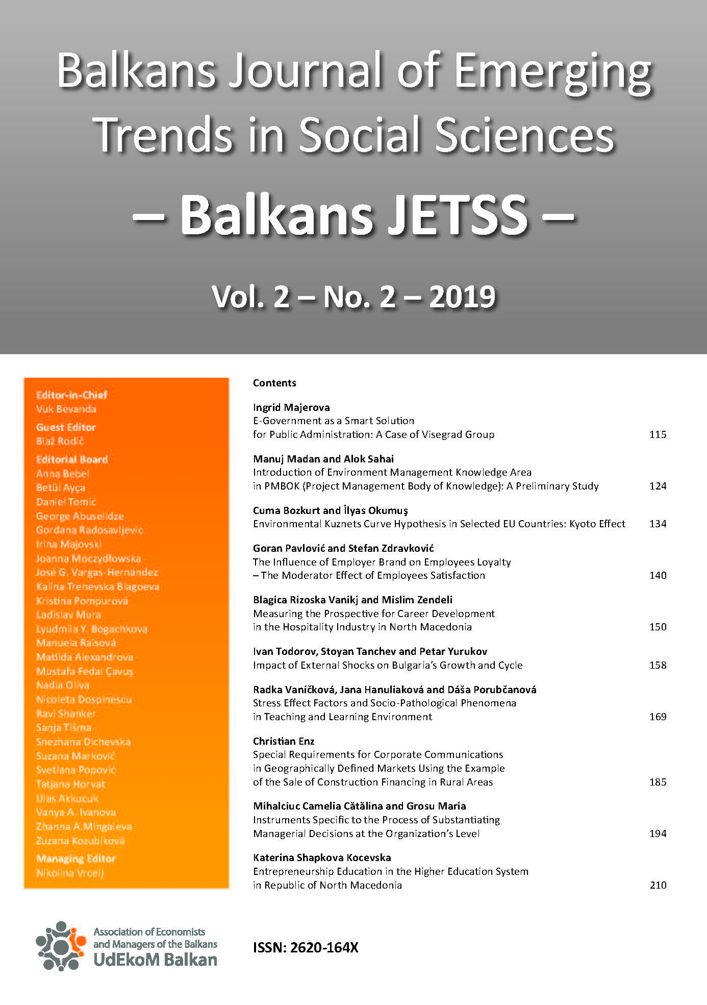 STRESS EFFECT FACTORS AND SOCIO-PATHOLOGICAL  PHENOMENA IN TEACHING AND LEARNING ENVIRONMENT Cover Image