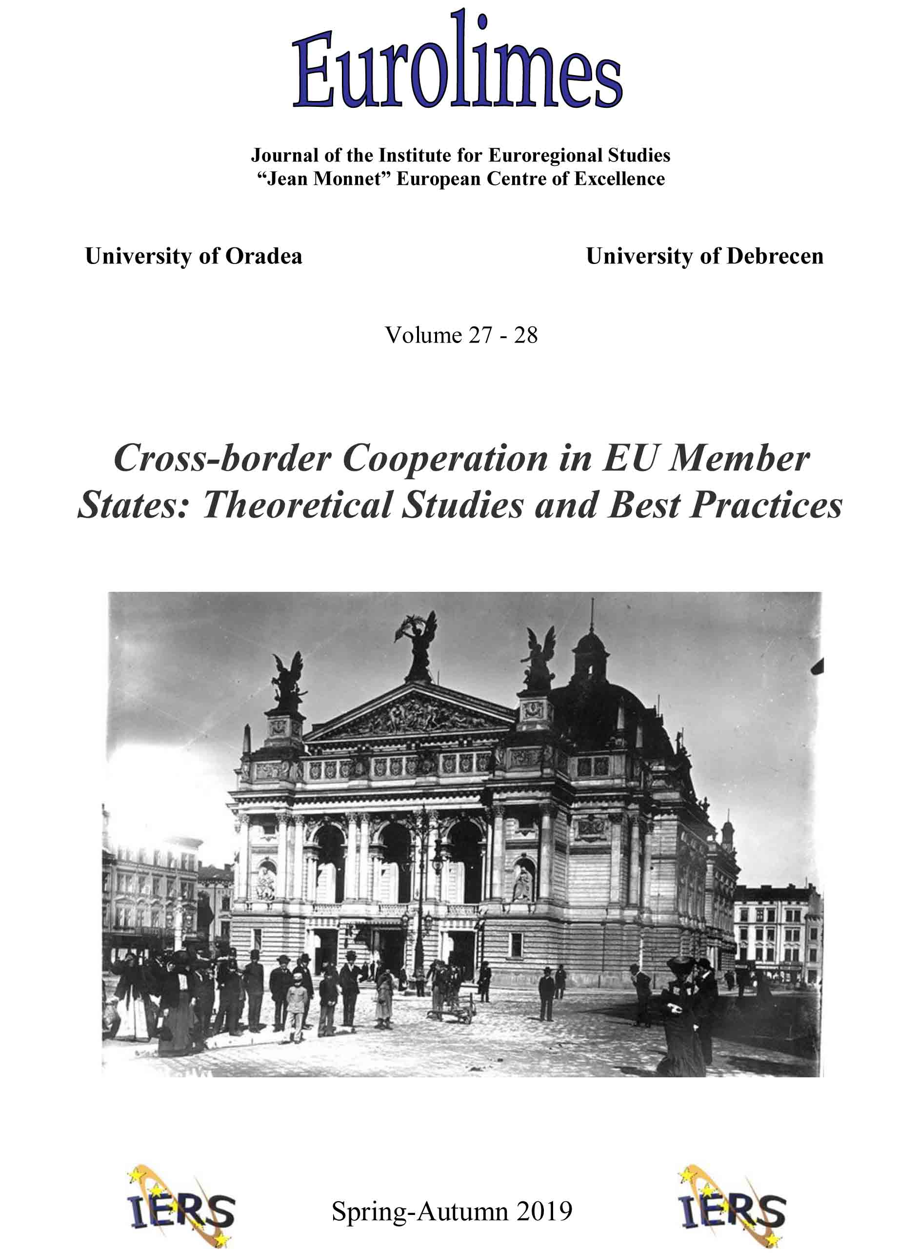 The Ways to Strengthen Socio-economic Cooperation in the Ukrainian-Romanian Cross-Border Region Cover Image