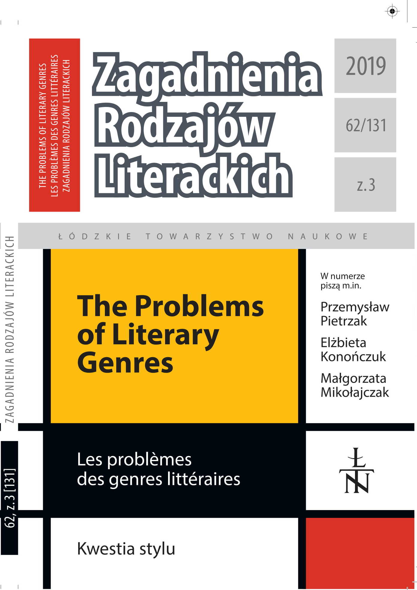 On Didactic Poetry. The Criterion of Purpose as the Principle of Generic Classification in Polish Classicistic Poetics Cover Image