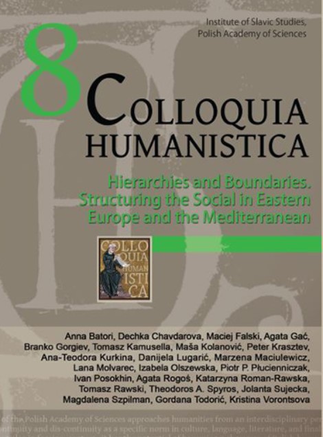 Hierarchies and Boundaries. Structuring the Social in Eastern Europe and the Mediterranean Cover Image