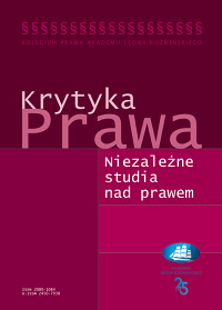 O problematyce nadpłat
powstałych w związku z orzeczeniami
Trybunału Konstytucyjnego Cover Image