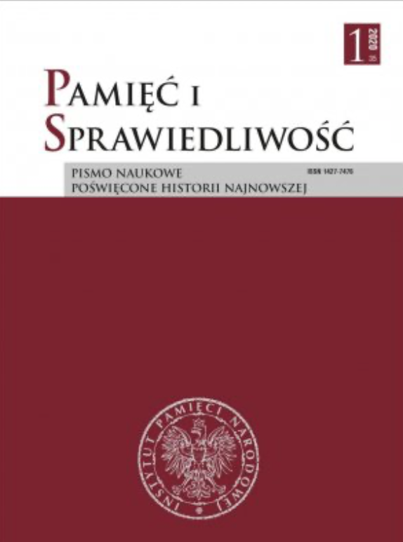 Code name “Gate” – Actions of the Polish People’s Republic Counterintelligence towards the Activity of the Embassy of Romania in Warsaw in the years 1967–1971 Cover Image