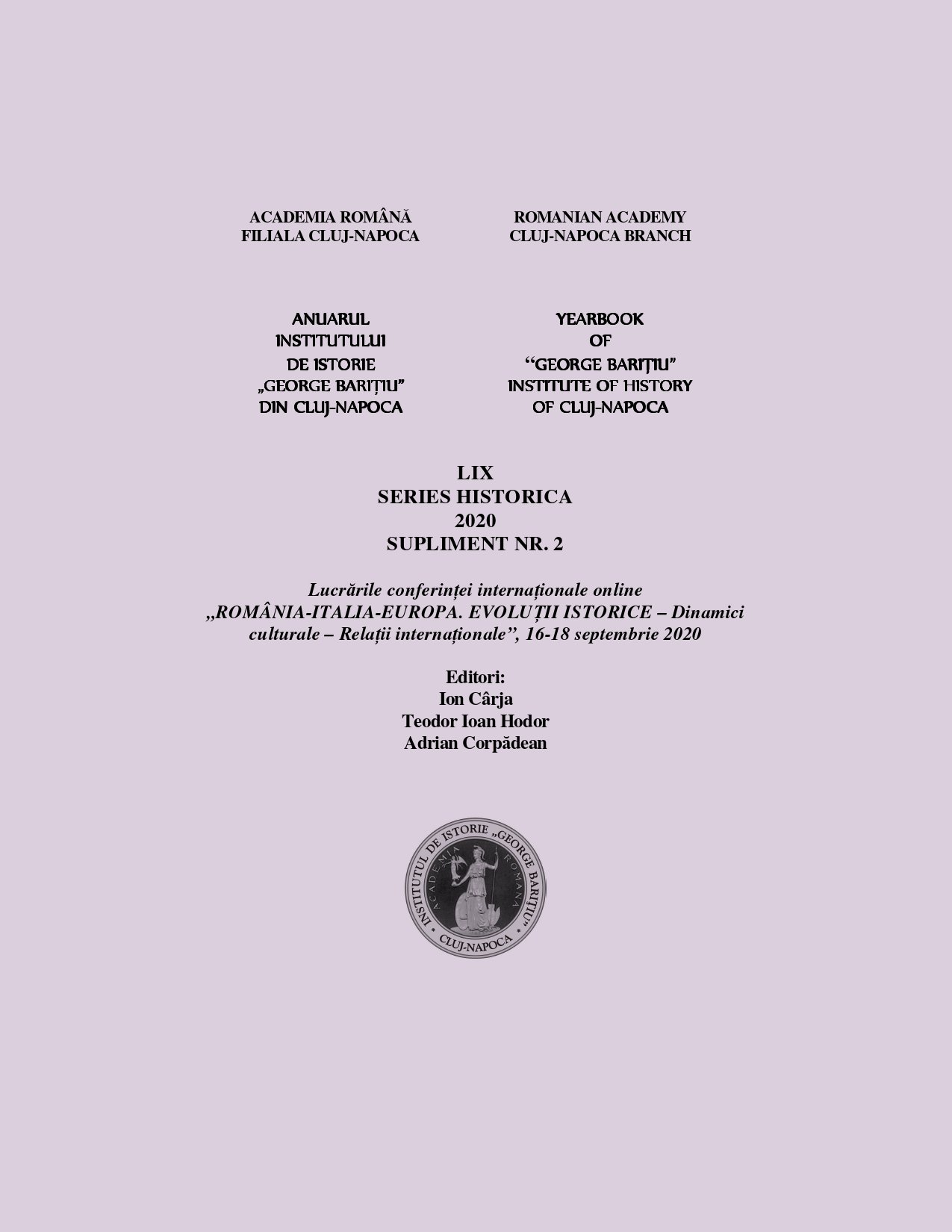 Aspects regarding the fundamental rights of Romanians in Italy Cover Image