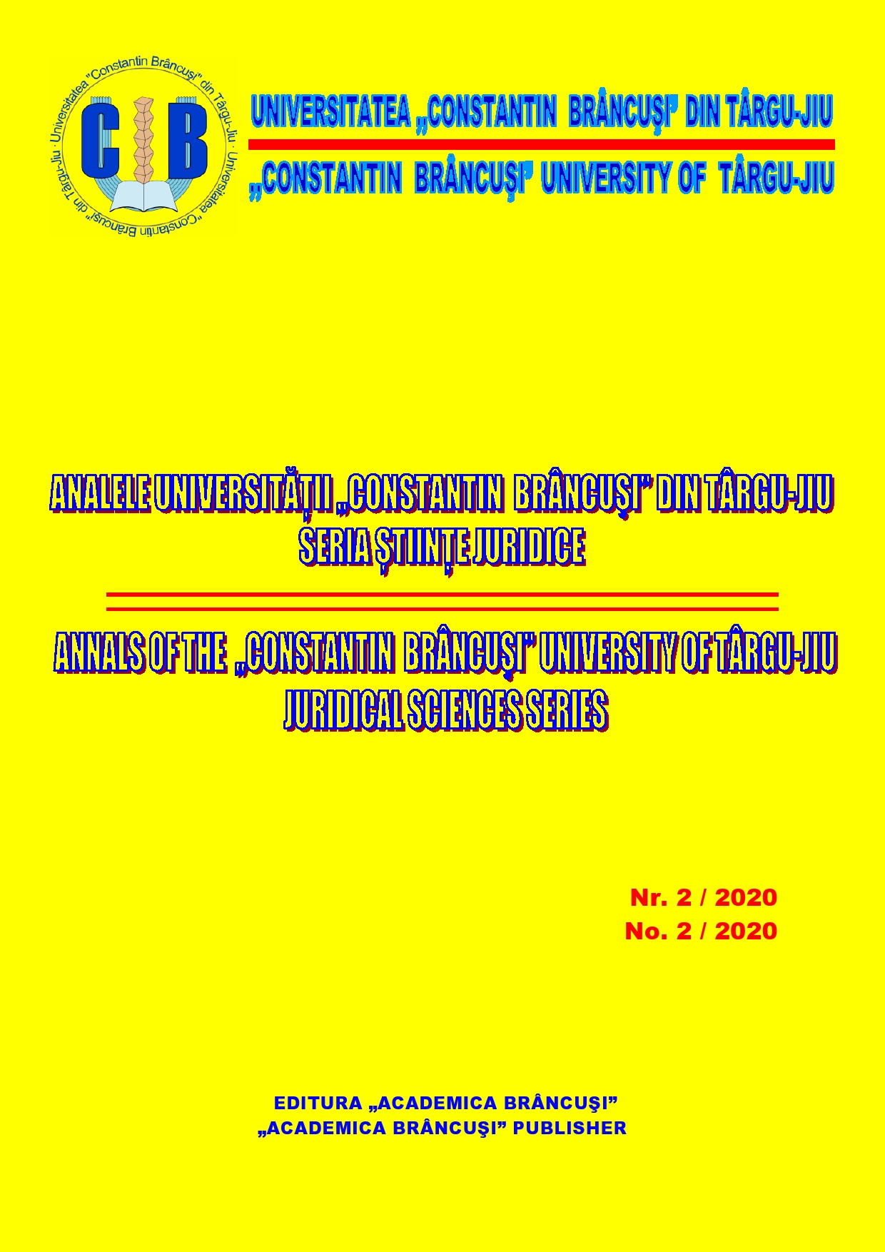 CONSIDERATIONS ON THE CONCILIATION PROCEDURE IN CASE OF INDIVIDUAL LABOR CONFLICTS Cover Image