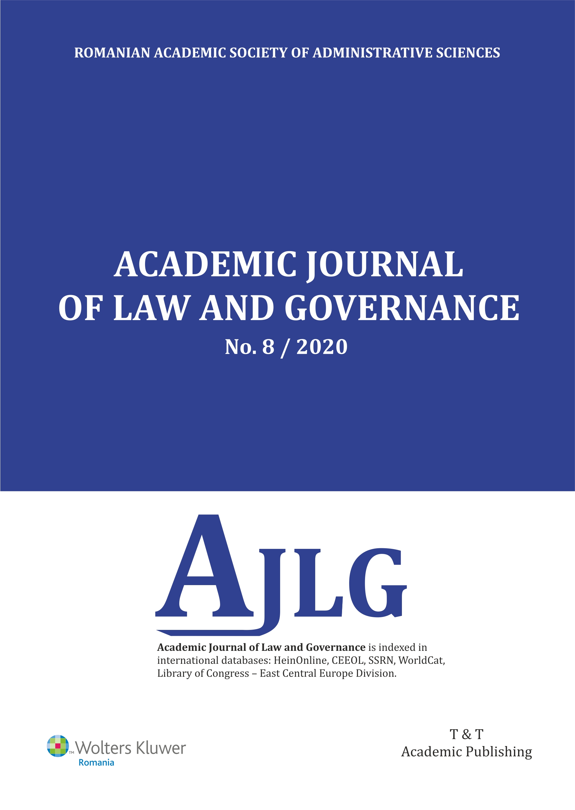 Communication of administrative acts. The role of the courts in developing the rules of administrative contentious. Legislative evolution and practical aspects Cover Image