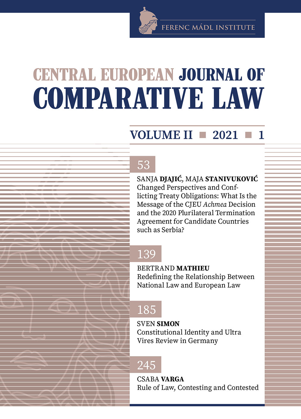 International and European Norms on the Rule of Law from the Perspective of the Republic of Serbia Cover Image