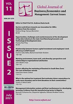 Management information system and firms’ performance in a developing economy: Evidence from the manufacturing sector in Nigeria Cover Image