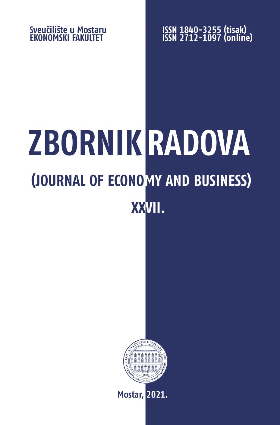 IMPLEMENTATION EFFECTS OF IFRS 15 REVENUE FROM CONTRACTS WITH CUSTOMERS ON FINANCIAL REPORTING TRANSPARENCY OF COMPANIES IN THE REPUBLIC OF CROATIA Cover Image