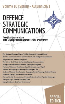 HOW U.S. GOVERNMENT FELL IN AND OUT OF LOVE WITH STRATEGIC COMMUNICATIONS Cover Image