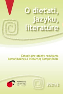 Forms of combining aesthetic and informative functions in Czech poetry for children Cover Image