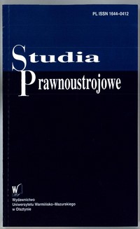 Participation of citizens in the administration of justice as one of the guarantees of the functioning of the civil society in the Polish constitutional law Cover Image