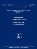 Compensation for Environmental Damage in the Case of Ship Source Marine Polution: The Croatian Legal Framework Cover Image