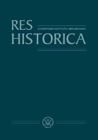 From the History of Contacts of Polish and Ukrainian Antiquity Researchers in the Interwar Period: the Case of Andriy S. Kocevalov Cover Image