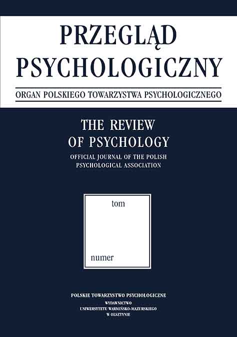 Sprawozdanie z XIII Ogólnopolskiej Konferencji Naukowej oraz 30-lecia Sekcji Psychologii Zdrowia Polskiego Towarzystwa Psychologicznego Cover Image