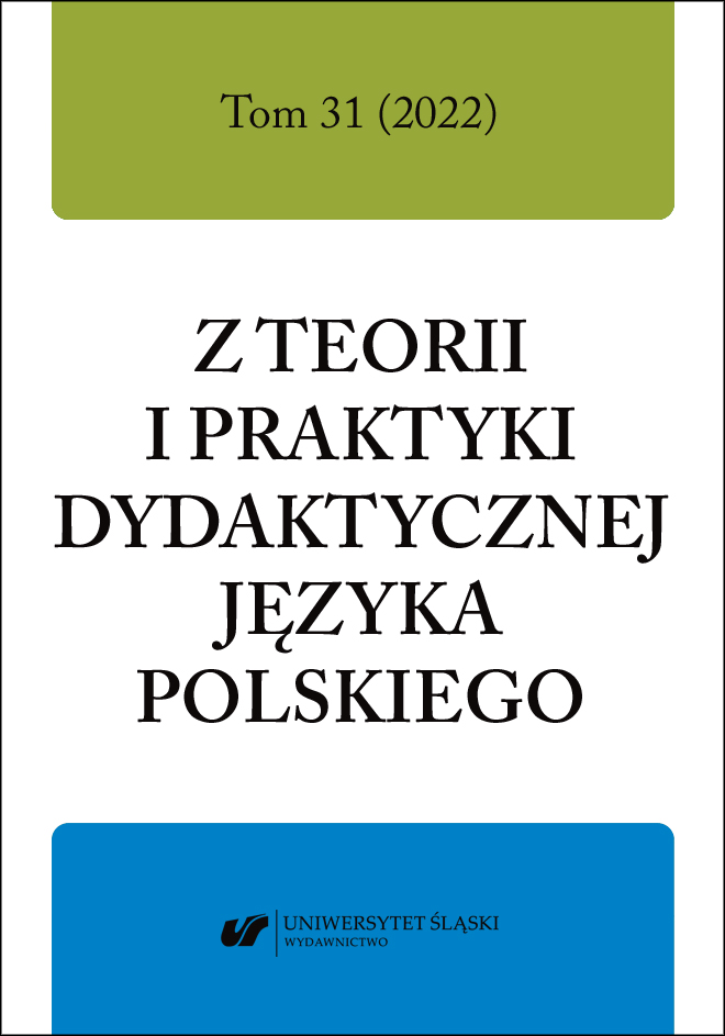 On cognitive and ethical blindness, and on natural secular humanities on the basis of Adolf Dygasiński’s short story “Świat i ślepa dziewczyna” [“The World and a Blind Girl”] Cover Image