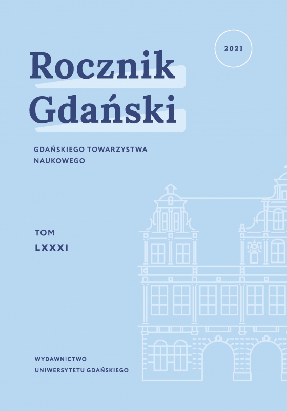 In memory of Professor Henryk Samsonowicz, Doctor Honoris Causa of Gdańsk University (b. 23 January 1930, d. 28 May 2021) Cover Image