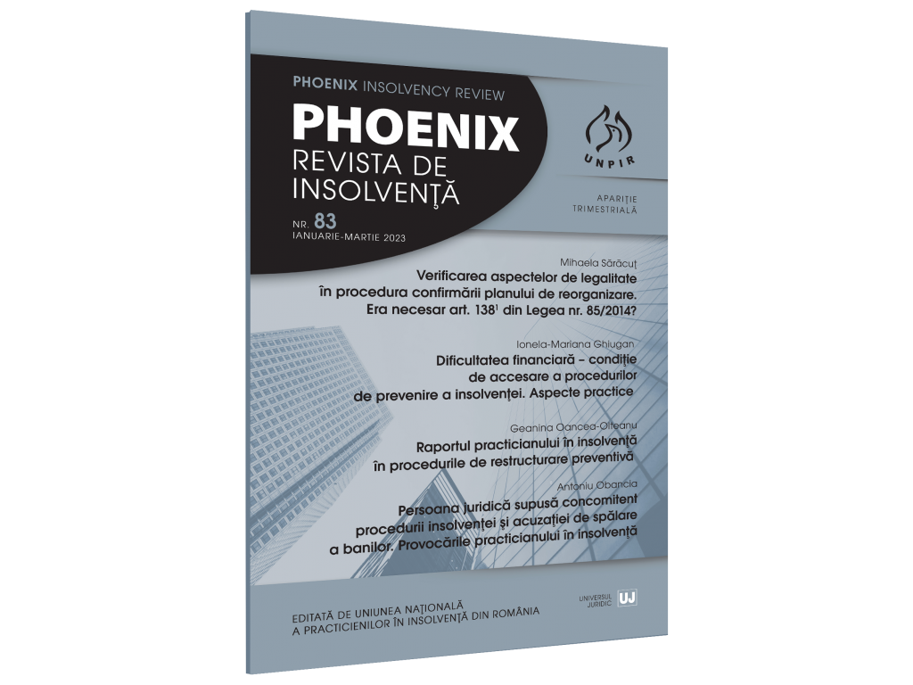 When a company is going through insolvency procedures while facing money laundering charges. Challenges for the insolvency practitioner Cover Image