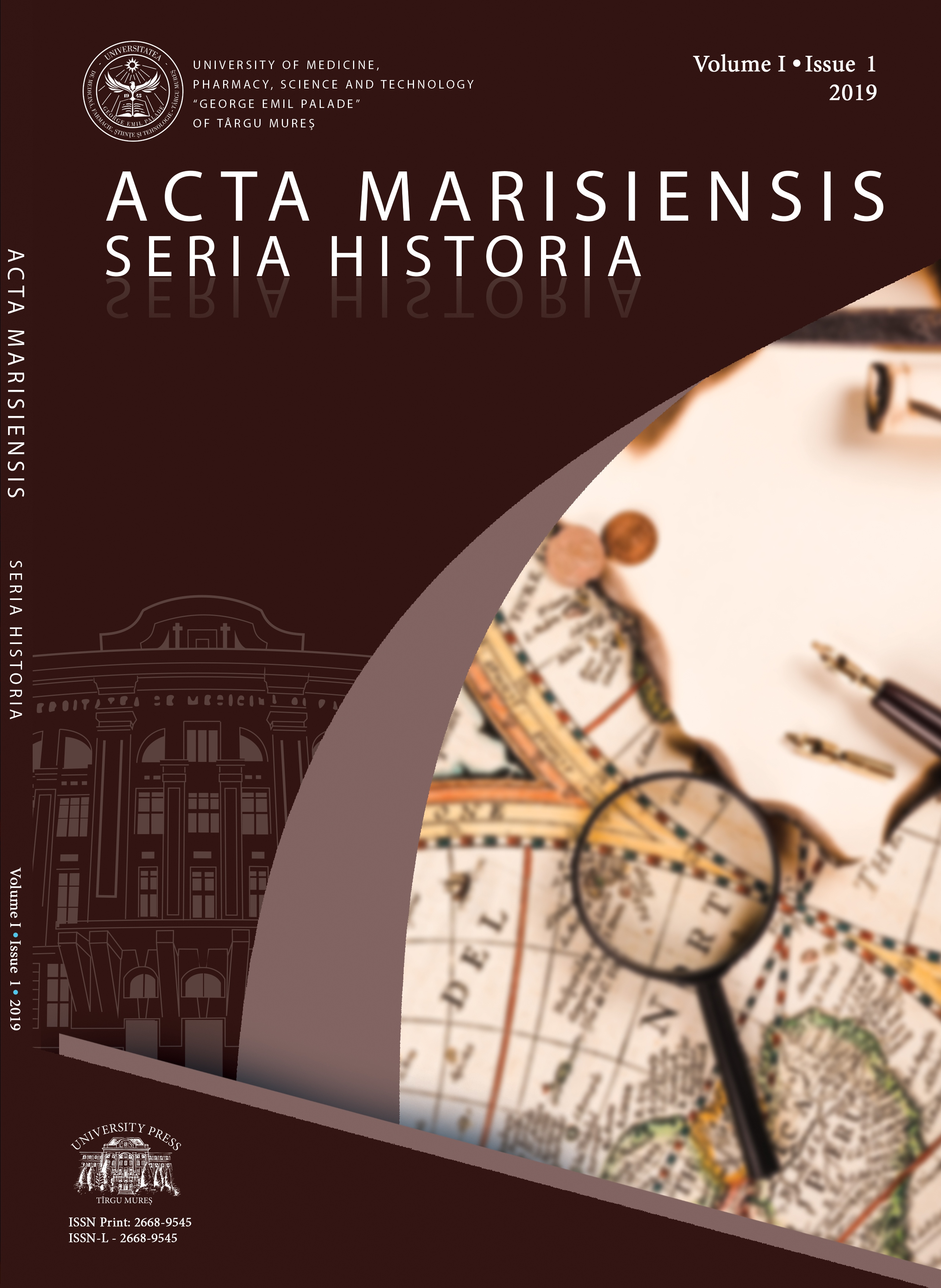 Acta Marisiensis. History Cover Image